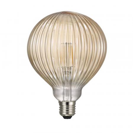 Nordlux E27 Basic Line Stripes  LED-Filament Leuchtmittel 1,5W Extra Warmweiß Bernstein